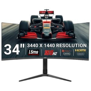 piXL CM32GF5 32 inch 165Hz Curved Gaming Monitor FreeSync