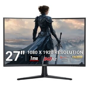 piXL PX27B221S 27 inch Full HD IPS Monitor 144Hz Speakers