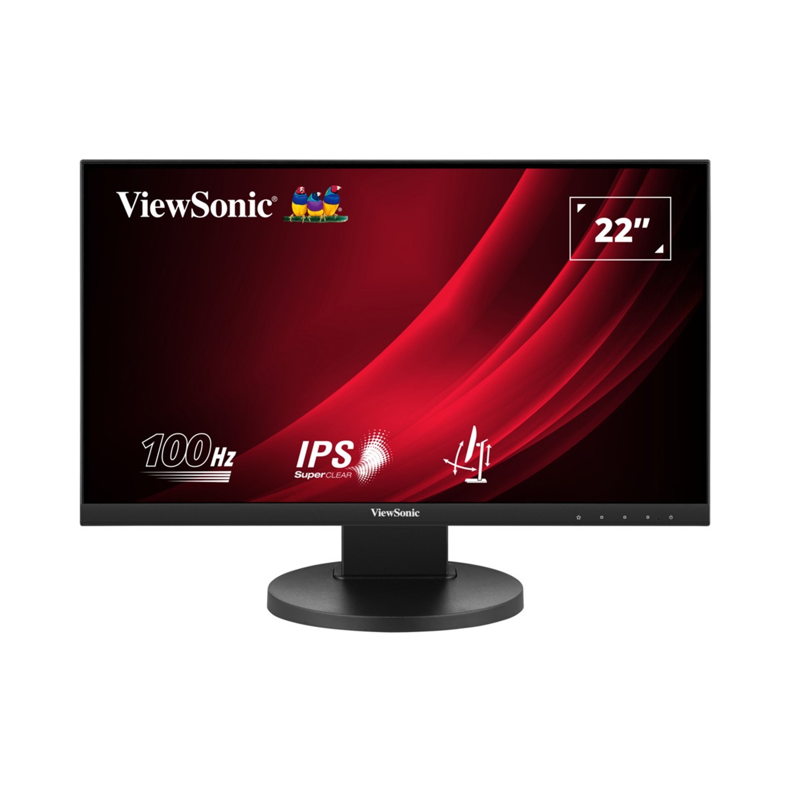 ViewSonic VG2208A 22 inch Full HD Monitor with USB Hub