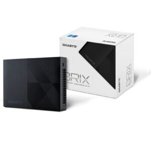 Gigabyte BRIX (GB-BNI3-N305) Barebone Kit, Intel i3 N305 3.0GHz 8 Core CPU, 1 x DDR4 3200 SO-DIMM Slot, 2 x M.2 2280 Slots, Wi-Fi 6 & Bluetooth 5.2